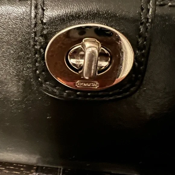 Coach Black Leather Wallet - Picture 7 of 7